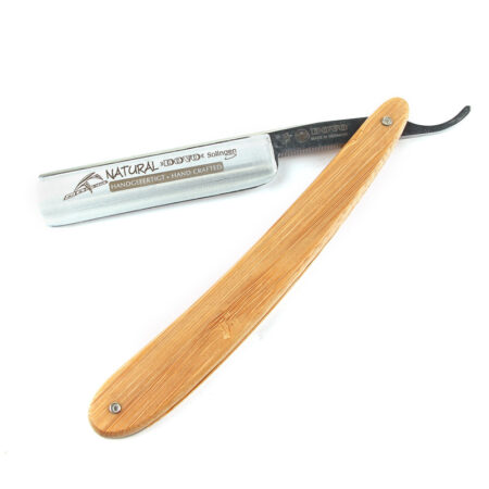 Dovo Straight Carbon Steel Razor with Bamboo Scales