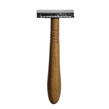 STROPT Salvaged Teak Safety Razor