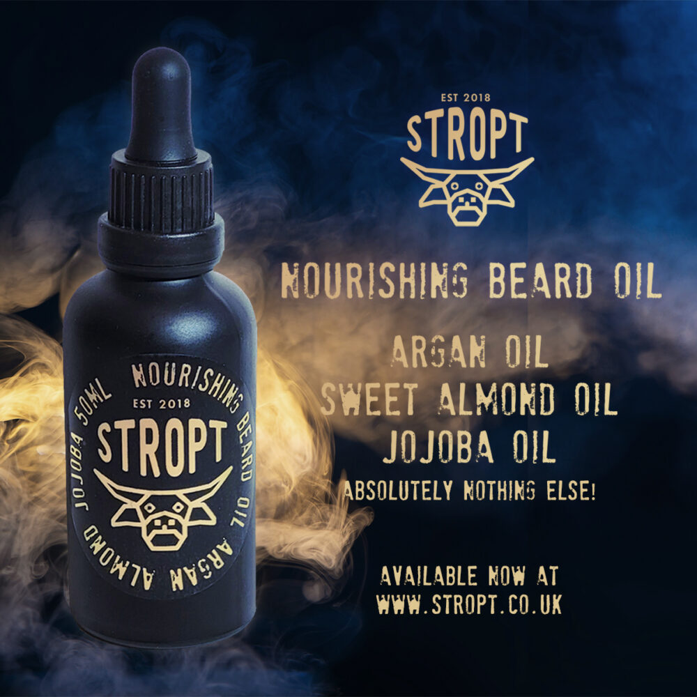 STROPT Nourishing Beard Oil | Argan | Almond | Jojoba 50ml