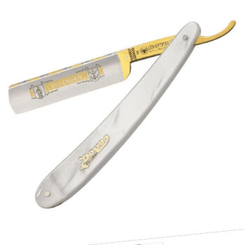 Dovo Carbon Steel cellulose mother of pearl straight razor