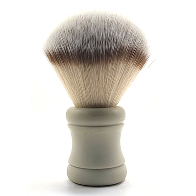 Cast Marble Shaving Brush with Silvertip Fibre Bristles