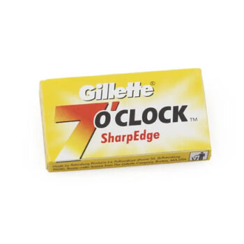 Gillette 7 O'Clock Yellow Double Edge Razor Blades