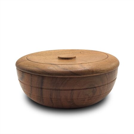 Taylor of Old Bond Street Sandalwood Shaving Soap in Acacia Wood Bowl